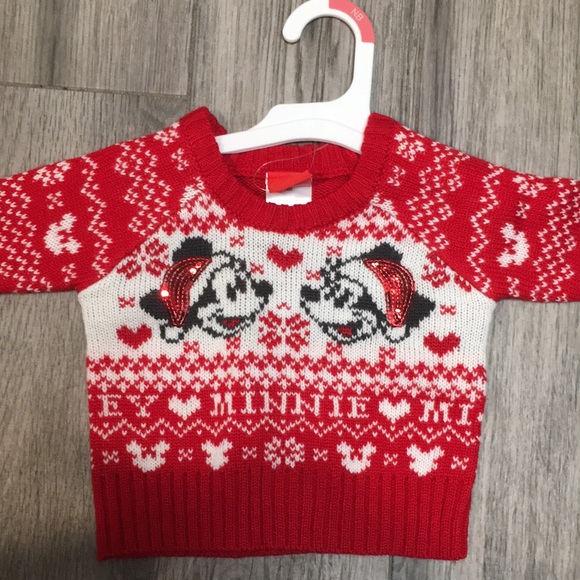❤️🎄🆕 NWT Baby Ugly Christmas sweater DISNEY - Picture 3 of 6